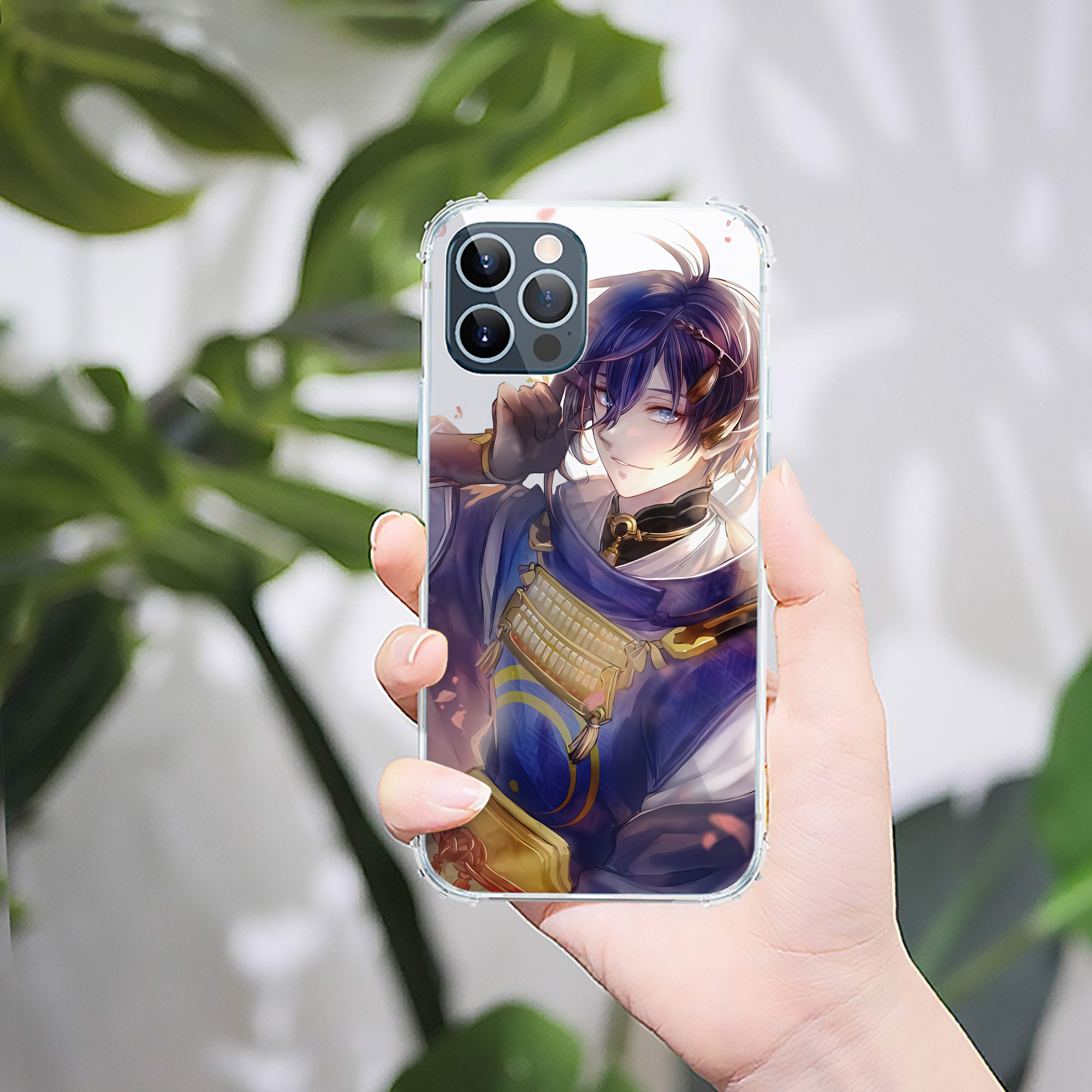（画像用） 刀剣乱舞 Touken Ranbu 【iPhone 12シリーズ対応】透明スマホケース（クリアソフトケース）